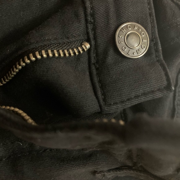 Topshop Black High Waisted Jamie Skinny Jeans - Picture 3 of 4